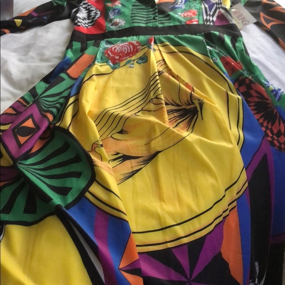 Pretty in color 👗 long silky dress - Picture 5 of 8